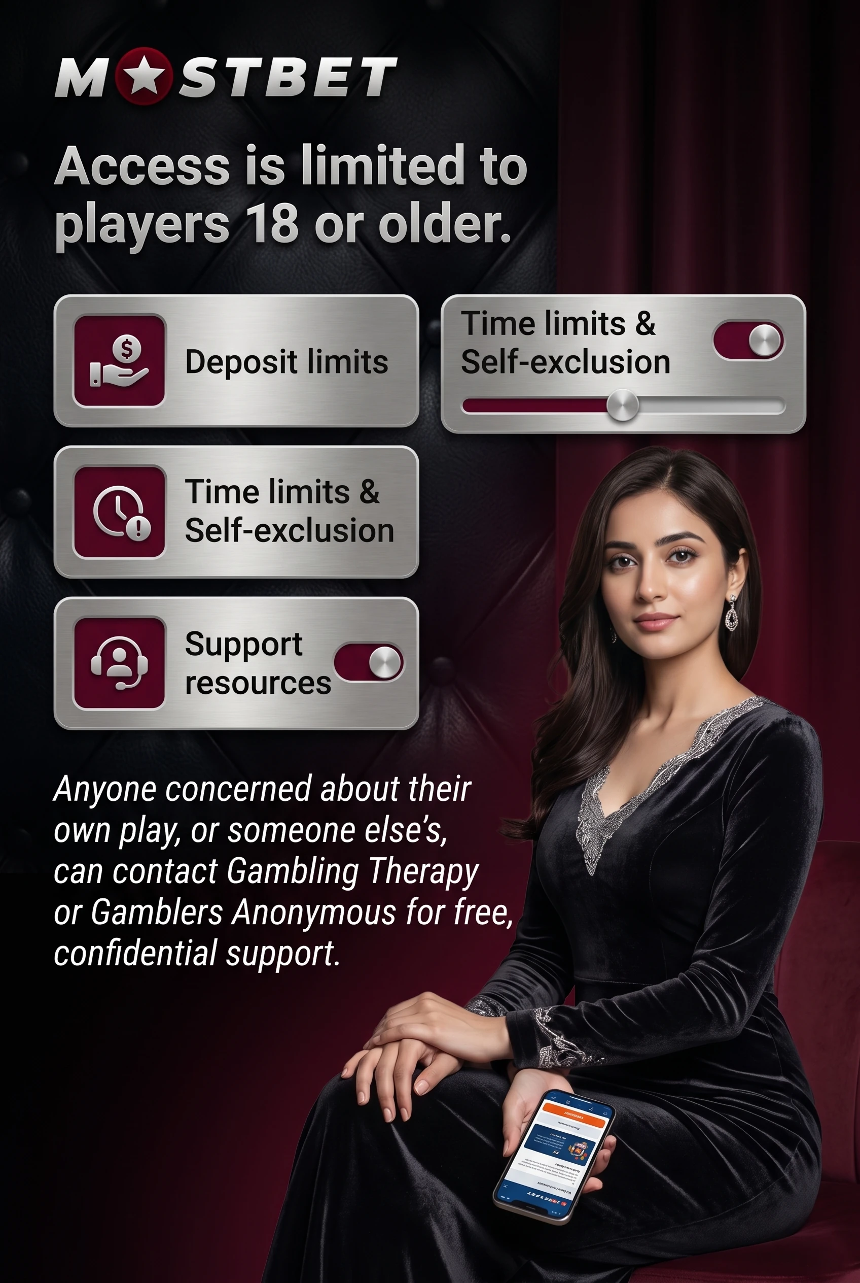 Responsible gaming tools on Mostbet